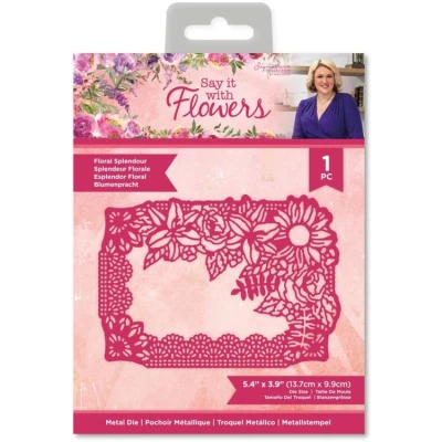 Afbeelding van Sara Signature Say It With Flowers Snijmal Floral Splendour