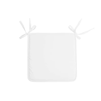 Afbeelding van Lovely Casa CU4689019G Nelson zitkussen van polyester, 38 x cm, wit