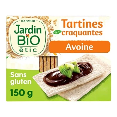 Image de Jardin BiO étic Tartines craquantes Avoine sans gluten 150gr