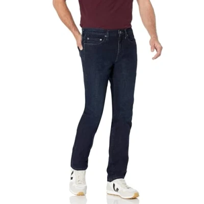 Image de Amazon Essentials Jean Slim Męskie, Bleu Surteint, 31W / 30L