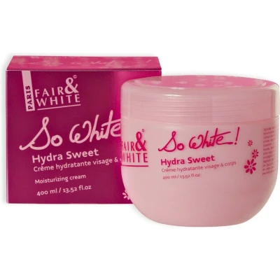 Afbeelding van Fair And White So Hydra Sweet Moisturizing Cream Body &amp; Face 400 ml