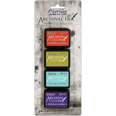 Afbeelding van Ranger Distress Archival Mini Ink Kit #5 AITK75127 Tim Holtz (02 22)