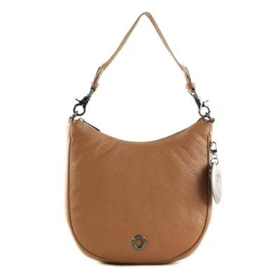 Afbeelding van MANDARINA DUCK Leren Schoudertas Mellow Leather Hobo Indian Tan Bruine