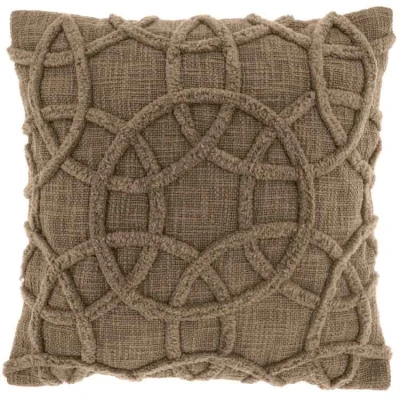 Afbeelding van Unique Living Sierkussen Everon Taupe 45x45cm