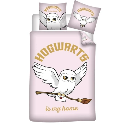 Afbeelding van dekbedovertrek Hogwarts is my home 140 x 200 cm Polyester