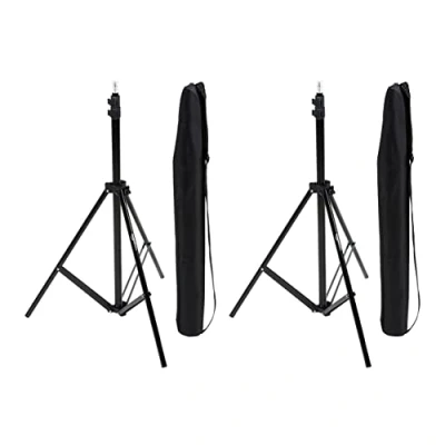Afbeelding van Amazon Basics 2 stuks aluminium statief met etui van 2,13 m