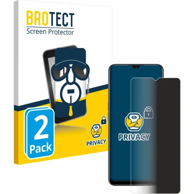 Afbeelding van BROTECT privacy screenprotector voor Oppo Find X2 Lite Folie Beschermfolie Blauwlichtfilter (2 Stuks)