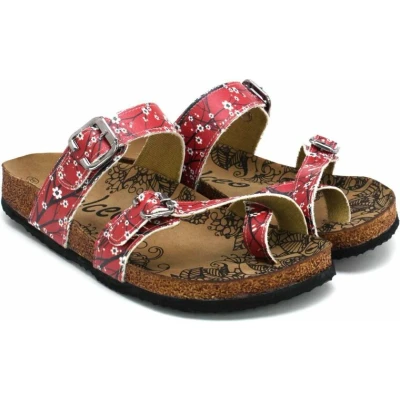 Afbeelding van GOBY Flowers Slippers Sandalen Hoge kwaliteit Handmade Maat 40