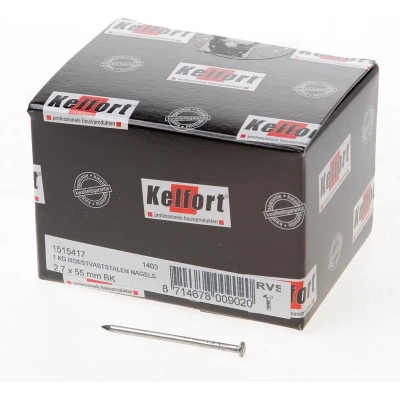 Afbeelding van Kelfort draadnagel bombe kop RVS 2.7 x 55mm 1kg