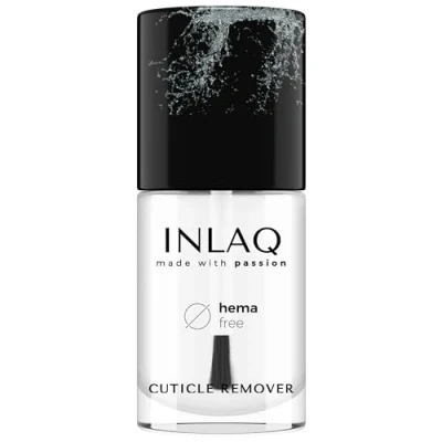 Afbeelding van INLAQ® HEMA Free Cuticle Remover Liquid 7 ml voor het verwijderen van nagelriemen wasverzachter gel