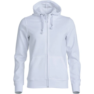 Afbeelding van Clique Basic Hoody Full Zip Women 021035 Wit