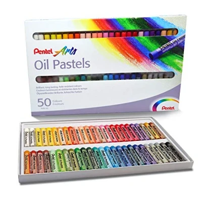 Image de PENTEL ETUI 50 PASTELS A L HUILE