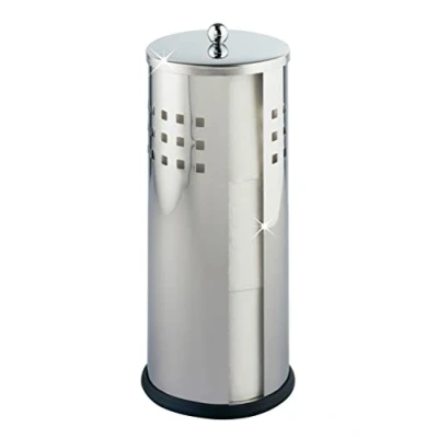 Afbeelding van WENKO Ancona Toiletpapierhouder van roestvrij staal, 13 x 34 cm, glanzend