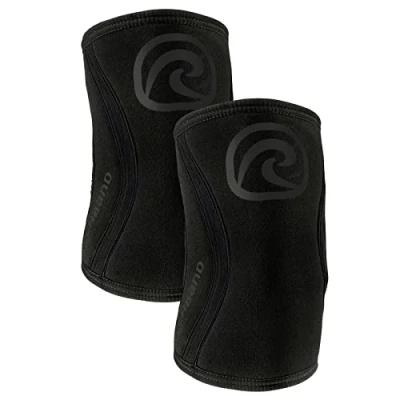 Afbeelding van Rehband 5 mm SBR neopreen elleboogbrace voor sport, anatomisch design, antislip en nauwsluitend dames heren, kleur: carbon/zwart, 1 paar maat: L
