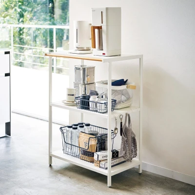 Afbeelding van Yamazaki 3 Tiered storage Rack Tower White