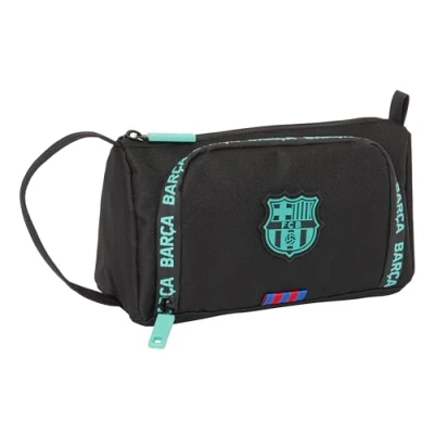 Afbeelding van Schoolpennenzak F.C. Barcelona Zwart 20 x 11 8.5 cm