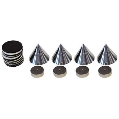 Afbeelding van Dynavox Spikes 4 delig Chrome