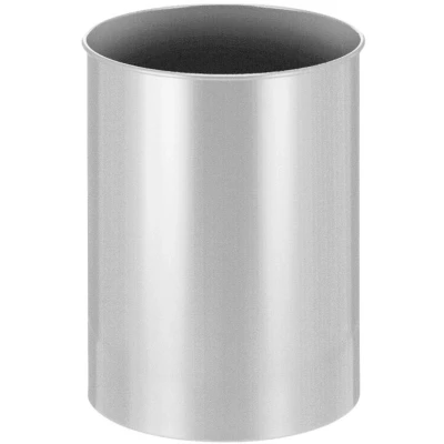 Afbeelding van Papierbak 30ltr metaal zilver