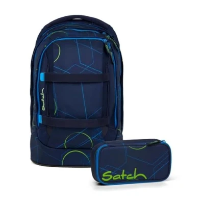 Afbeelding van Satch schoolrugzakset PACK Blue Tech 2 delig, vanaf groep 5