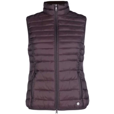 Afbeelding van HKM Bodywarmer Lena Gewatteerd Donkerbruin XXL