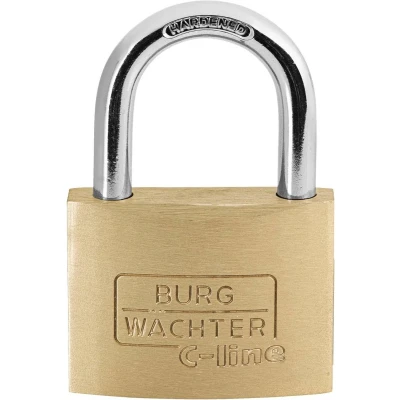Afbeelding van Burg Wächter 3061 Hangslot 45.00 mm Verschillend sluitend Messing Sleutelslot