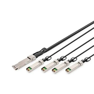 Afbeelding van Digitus DN 81322 Glasvezel / SFP+ Optische vezel, Computer Aansluitkabel [1x QSFP+ 4x SFP+] 2 m