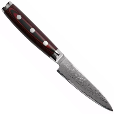 Afbeelding van Yaxell Super Gou Officemes 10 cm 161 Lagen Damaststaal SG2 Staal 63 HRC Canvas Micarta Heft