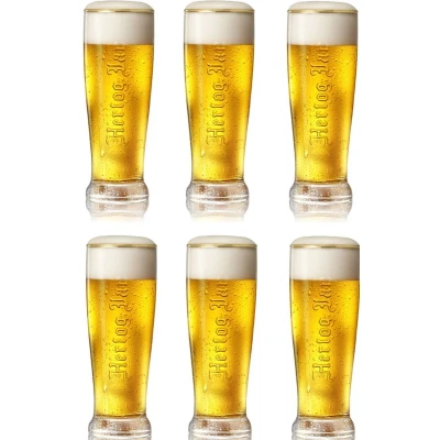 Afbeelding van Hertog Jan Bierglazen / Fluitje 350 ml 6 stuks