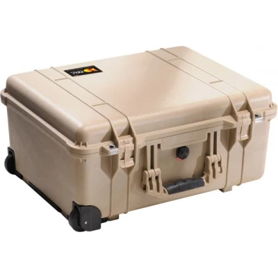 Afbeelding van Peli™ Case 1560 Reiskoffer Groot beige met schuim