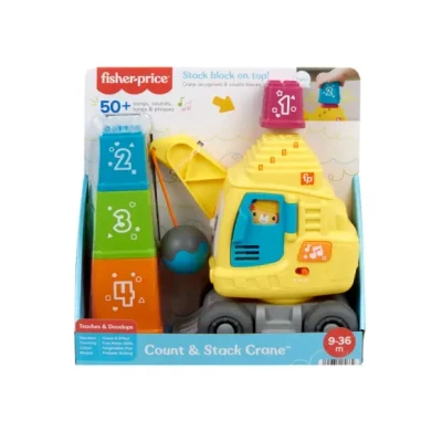 Afbeelding van Fisher Price Tel en Stapelkraan