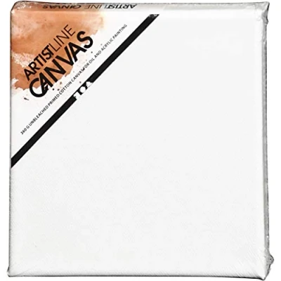 Afbeelding van ArtistLine canvas afm 15x15 cm diepte 1 6 wit 1stuk 360 gr