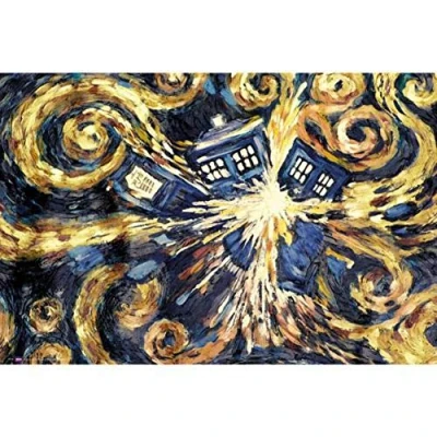 Afbeelding van GBeye Poster Doctor Who Exploding Tardis 61 X 91.5 Cm Multicolor