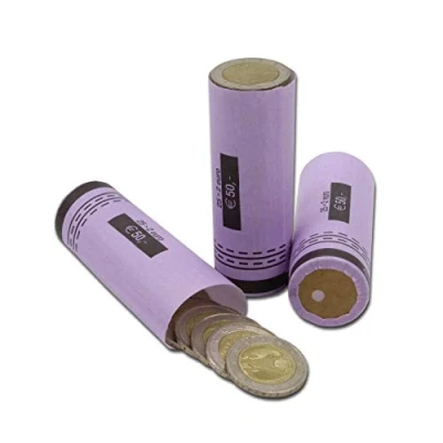 Afbeelding van effektivo 80 stuks papieren spuitmonden voor 2 euro munten