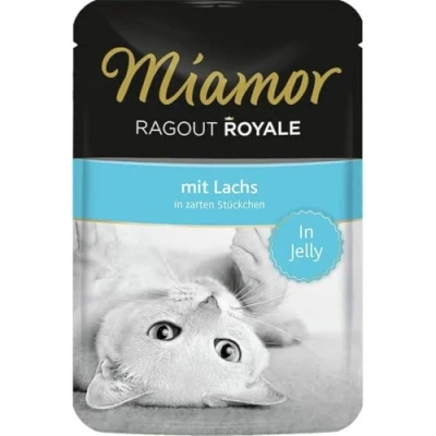 Afbeelding van Voordeelpakket Miamor Ragout Royale 22 x 100 g Kattenvoer Zalm