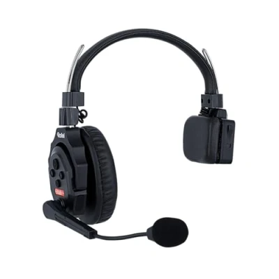 Afbeelding van Rollei Xtalk X1 Flexibele intercomhoofdtelefoon met ruisonderdrukking en live audio tot 350 m bereik, 20 uur looptijd (Xtalk X1)