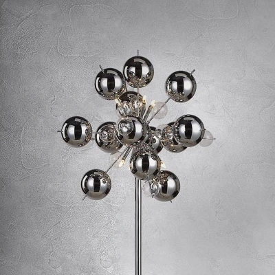 Afbeelding van Vloerlamp Wakusei chroom