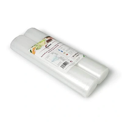 Afbeelding van Wimex rollen en verpakkingszakken voor vacuümmachine. BPA vrij. Vacuümkoken. Universeel compatibel met alle vacuümmachines (2 30 x 600 cm)
