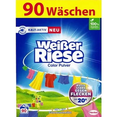 Afbeelding van Witte Reus (Weißer Riese) Waspoeder Color 90 Wasbeurten (4,5 kg)