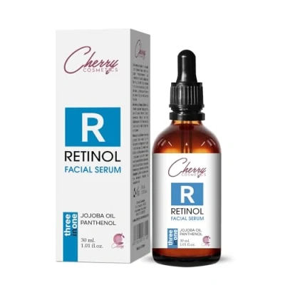 Afbeelding van Retinolserum met vitamine A en verwijdert rimpels, onmiddellijk effect. Anti aging gezichtsserum, huidverzorgingsserum voor je huidverzorging.