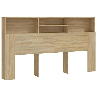 Afbeelding van vidaXL Hoofdbordkast Sonoma eiken 180 x 19 103,5 cm