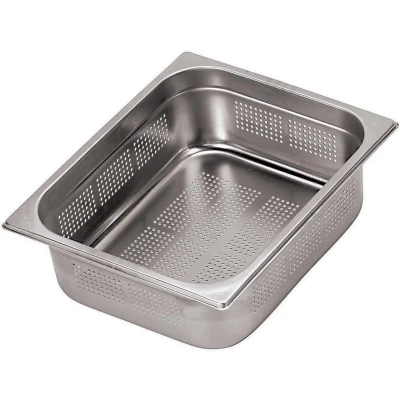 Afbeelding van Paderno Gastronorm Bak 1/1 Met Gaatjes Warmhoudschaal RVS