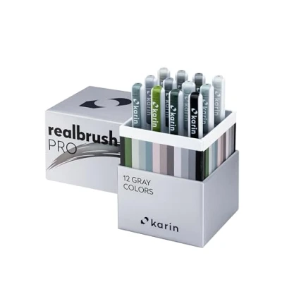 Afbeelding van Karin Realbrush PRO Set 12 stuks Grey