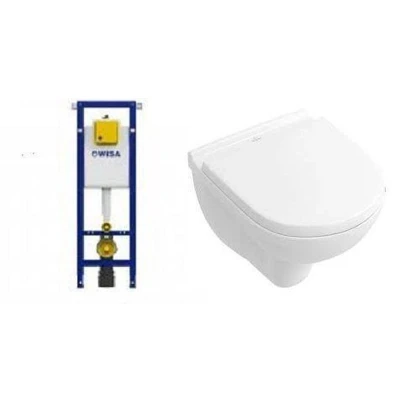 Afbeelding van Villeroy &amp; Boch O.Novo wandcloset DirectFlush combipack met SoftClose