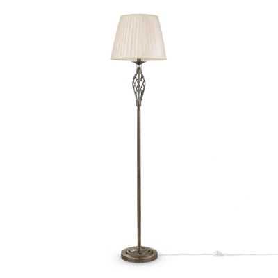 Afbeelding van Maytoni Vloerlamp Grace Messing Ø38