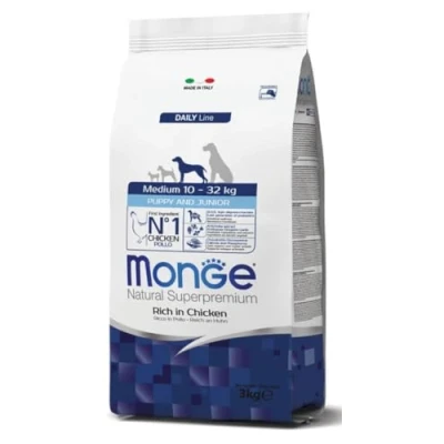 Afbeelding van 2x12kg Puppy Junior Medium Monge Superpremium hondenvoer