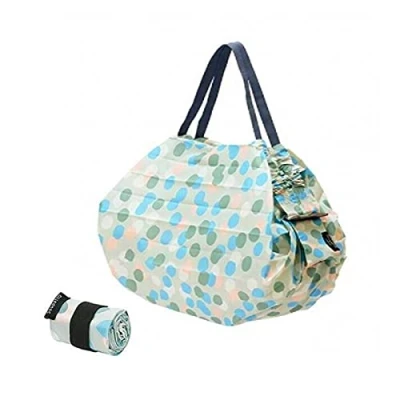 Afbeelding van Shupatto Compact Verde Fantasia tas ARARE maat M, polyethyleen, 15 l/5 kg, 32 x cm, fantasiegroen, Eén maat, Fantasiegroen