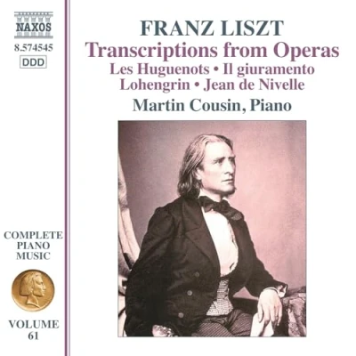 Afbeelding van Martin Cousin Franz Liszt: Transcriptions from Operas (CD)