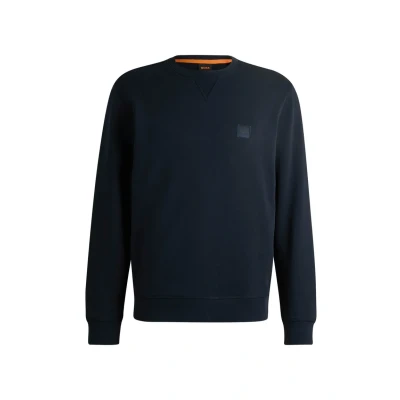 Afbeelding van BOSS Sweater Westart Navy maat XL Heren met Regular fit Pasvorm Katoen Suitable Herenkleding