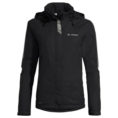 Afbeelding van Vaude Luminum Regenjas, Dames, Maat: 44, Schwarz