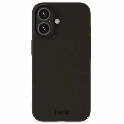 Afbeelding van Holdit Hoesje Geschikt voor iPhone 16 Slim Case zwart